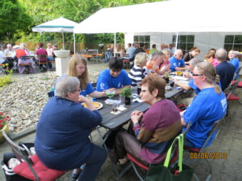 Ausklang im Biergarten