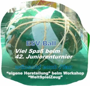 Eigene Herstellung im Workshop "WeltSpielZeug"