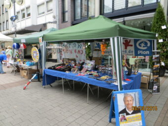 Info-Stand der AG, Foto: AG