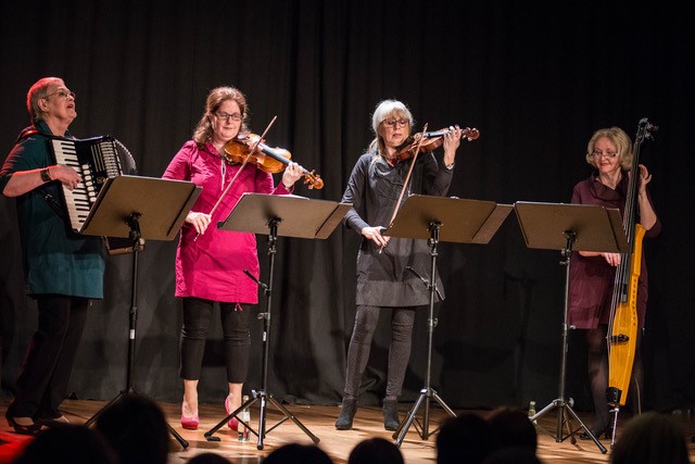 Das internationale Frauenquartett "Slavonics"