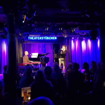 Tabea Henkelmann (Gesang) und Thomas Höhl (Klavier und Gesang)