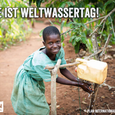 Plan International, Kinderhilfswerk, Wasser Armut Knappheit Wasserversorgung