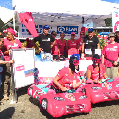Pink Glitzerflitzer Plan International, Kinderhilfswerk,