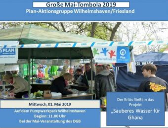 Große Mai Tombola Wilhelmshaven Friesland 2019 Flyer