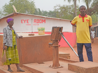 Wasserpumpe in Ghana.