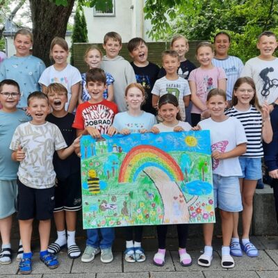 GMS 4c Kinder der Gemeinschaftsschule mit Bild